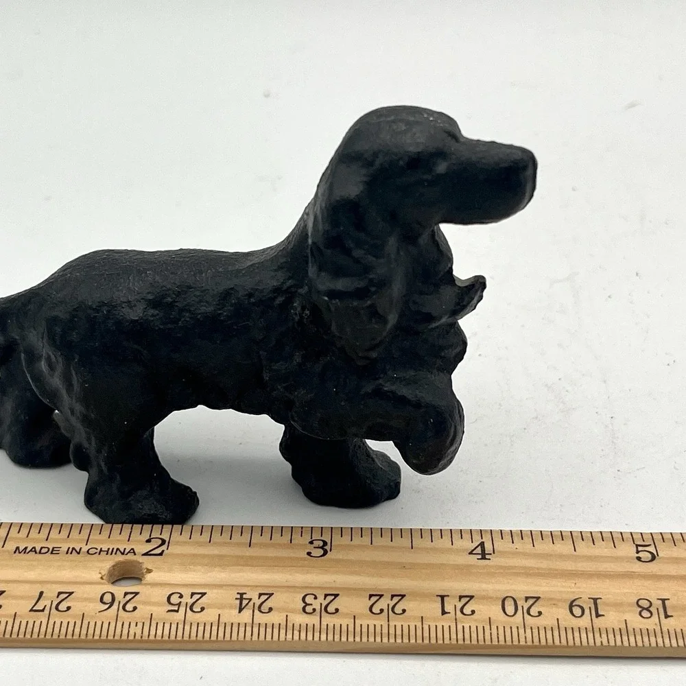 Antique Cast Iron Rustic Standing‎ Cocker Spaniel Dog Figurine Bottle Opener